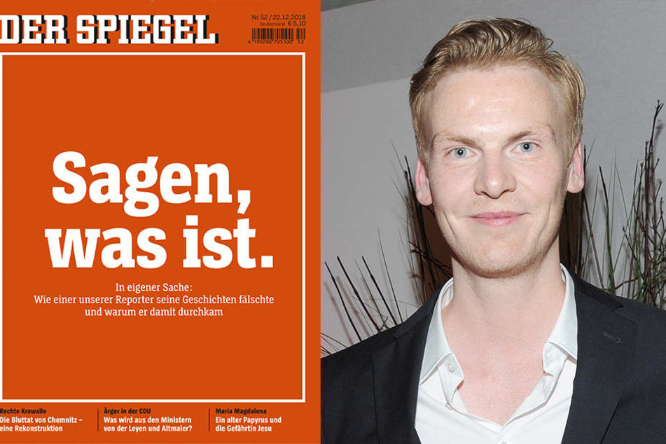 Das aktuelle Cover des Nachrichtenmagazins "Der Spiegel". Es geht um den Betrugsfall im eigenen Haus um Claas Relotius (re.)