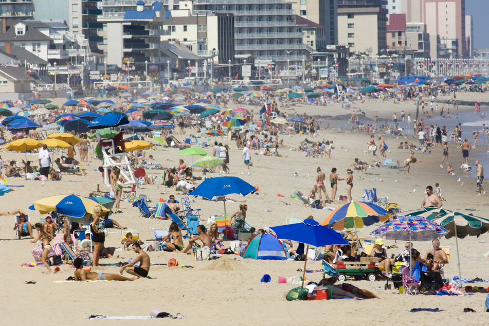 Five women are trying to take a topless bathing ban in Ocean City, Maryland, to the Supreme Court (archive image).