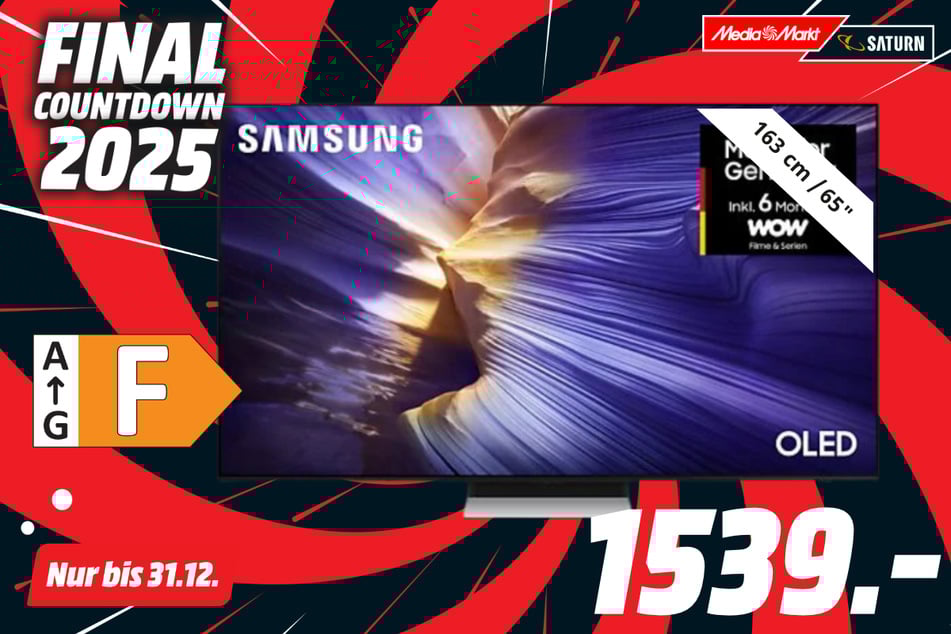 65-Zoll Samsung-Fernseher für 1.539 Euro.