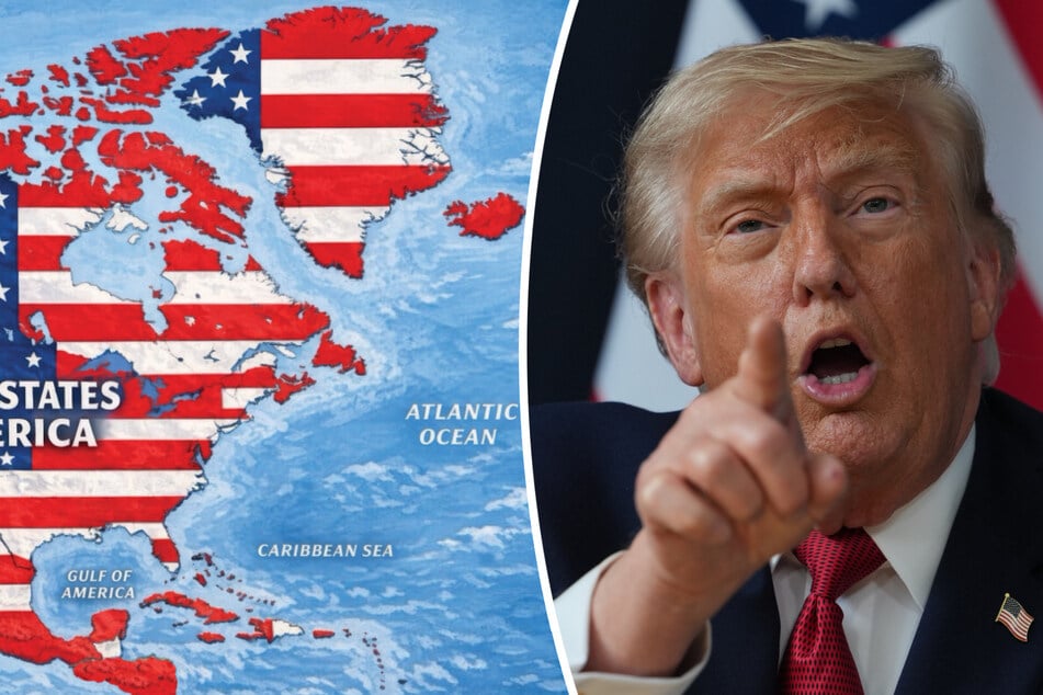 Nach Grönland: US-Präsident Donald Trump provoziert nächste europäische Insel mit dieser Karte