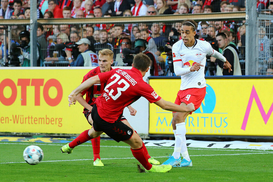 Das Hinspiel im Breisgau verlor RB Leipzig mit 1:2.