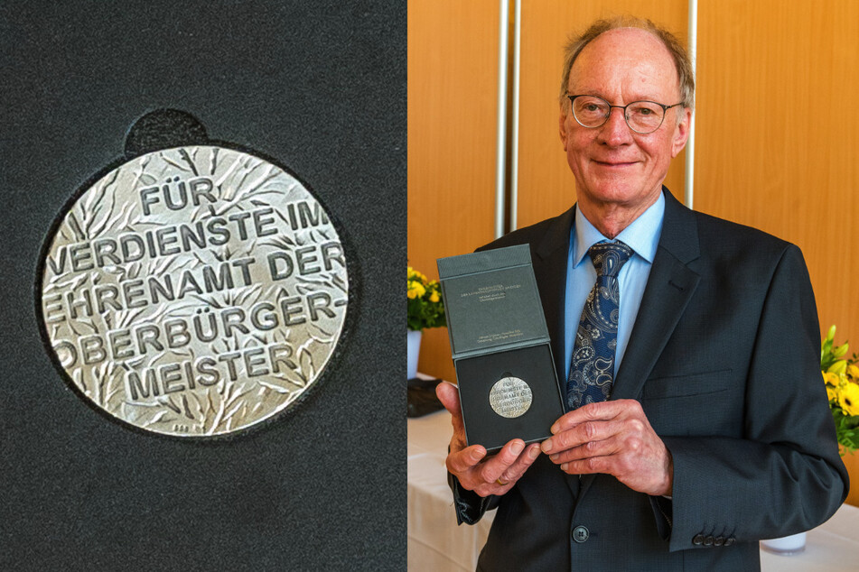 Auch Gerd Grabowski (76) wurde mit der Ehrenmünze ausgezeichnet.