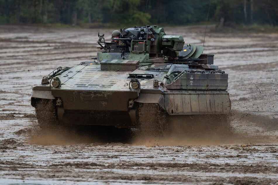 Der deutsche Marder-Panzer kommt in der Ukraine augenscheinlich gut an.