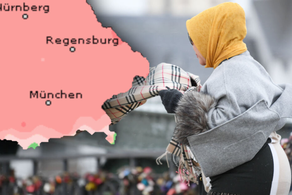 Im Freistaat Bayern kann es am Samstag mitunter zu heftigen Sturmböen kommen.