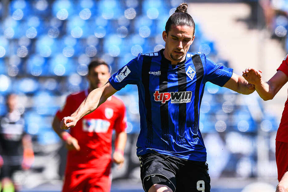 Valmir Sulejmani traf mit seinem ersten Saisontor zum 1:1 für den SV Waldhof Mannheim. (Archivbild)