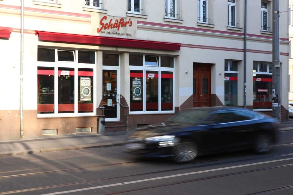 Diese Filiale der Bäckereikette "Schäfer's" in der Gohliser Straße wurde zum Tatort.