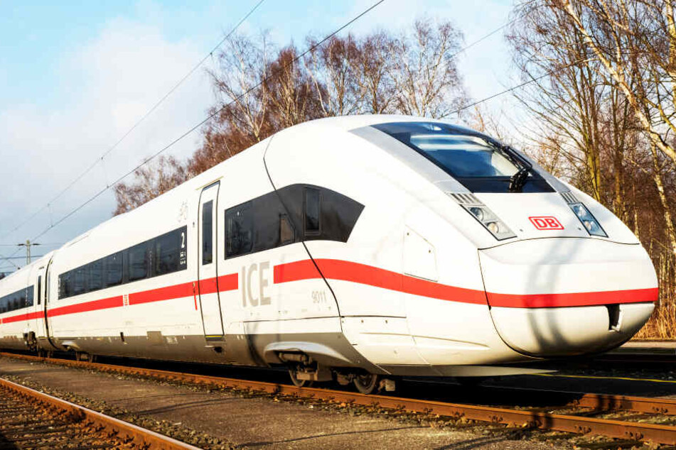 Ein ICE 4 steht in einem Leitwerk auf einem Gleis (Symbolbild).