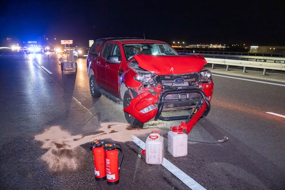 Auf der A9 kam es am Donnerstagabend zu einem Auffahrunfall.