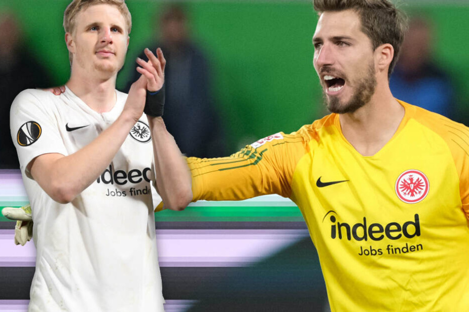 Fotomontage: Eintracht Frankfurt kämpft mit allen Mitteln um eine feste Verpflichtung von Martin Hinteregger (Li.) und Kevin Trapp.