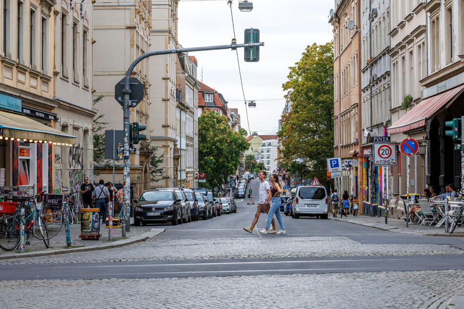 Die Louisenstraße ist die zentrale Ost-West-Achse in der Neustadt.