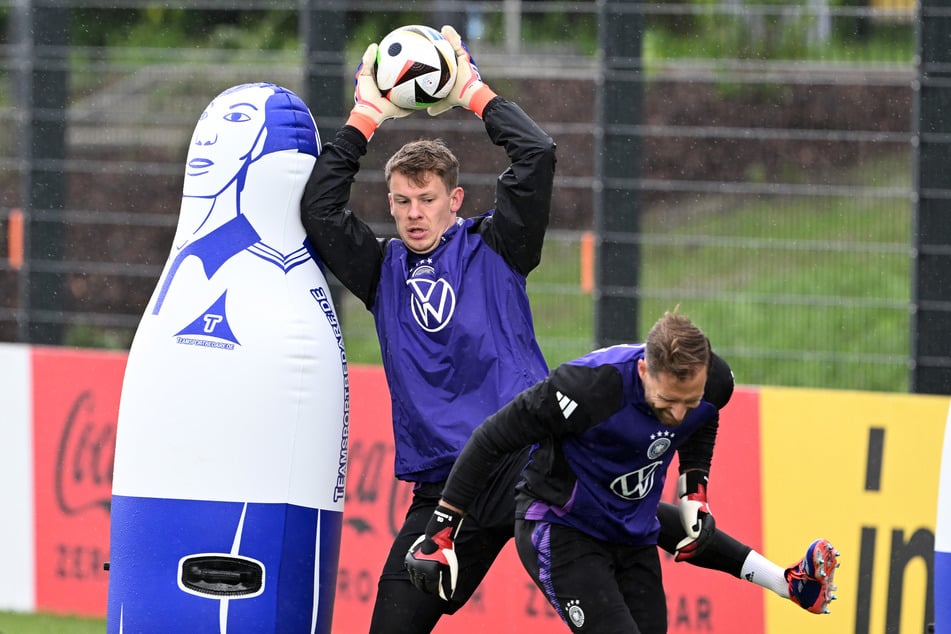 Alexander Nübel (28, l.) und Oliver Baumann (34) kämpfen um den Platz im DFB-Tor.