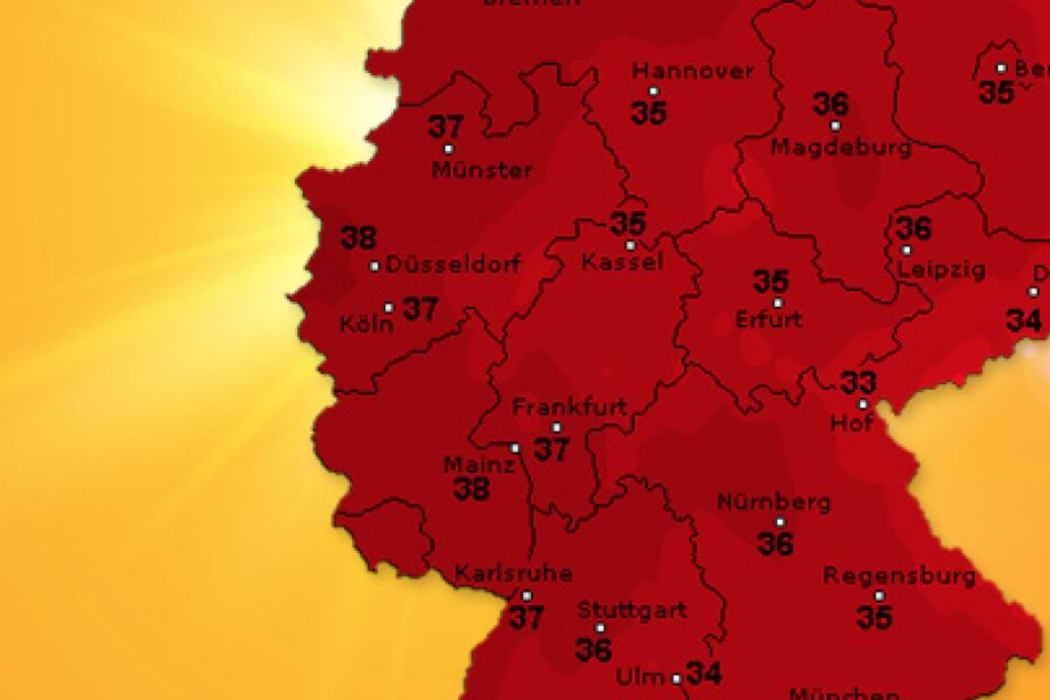 Die Wetterprognose von WetterOnline für den Donnerstag.