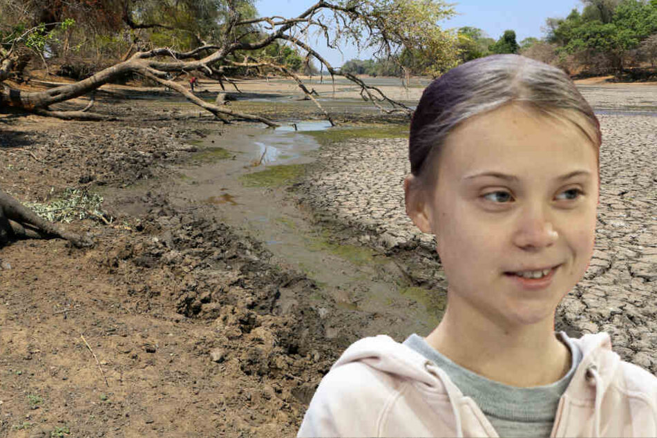 Dürren und Überschwemmungen: Greta Thunberg kämpft auch in Afrika fürs Klima