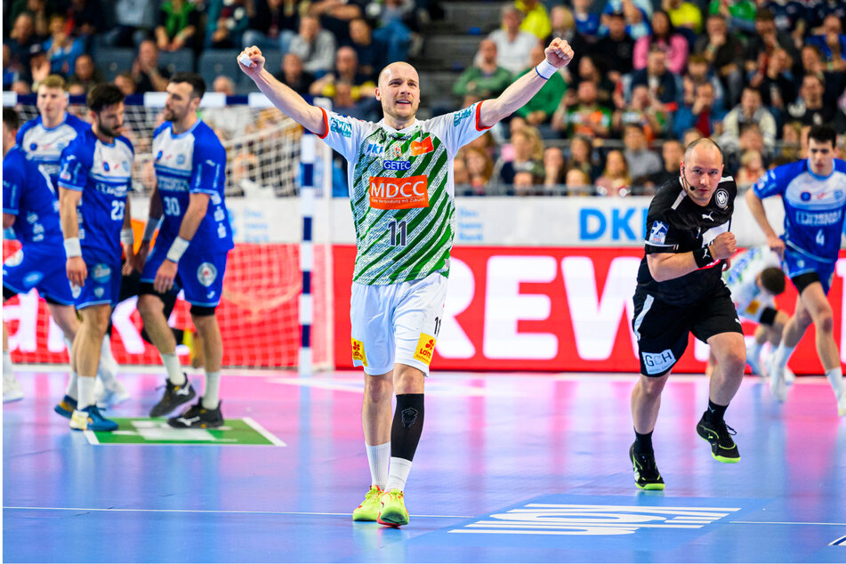 Daniel Pettersson (31) brachte den Magdeburger Handballern ganze 26 Tore.