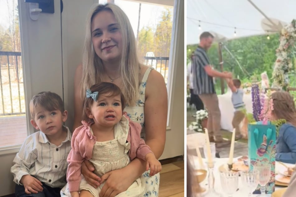 Vater vor einem Jahr gestorben: Was kleiner Sohn auf Hochzeit macht, rührt Mutter zu Tränen