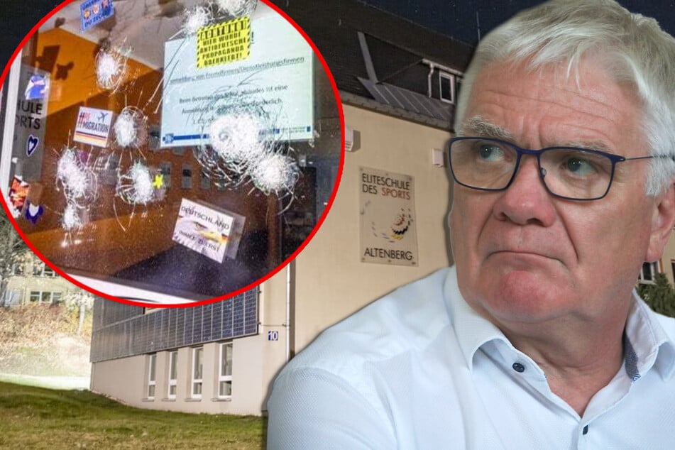 Einschläge und Hass-Aufkleber: Rechte Attacke auf Eliteschule