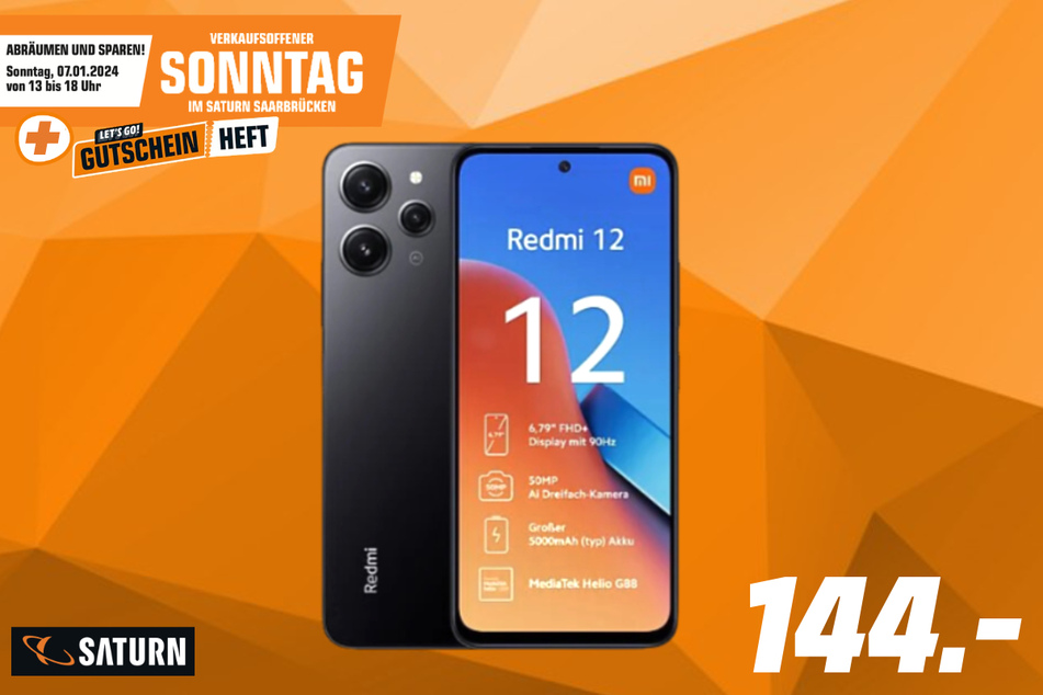 Xiaomi Redmi 12 für 144 Euro.