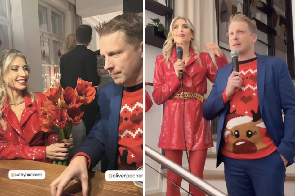 Geben zusammen ein gutes Gespann ab: Cathy Hummels und Oli Pocher haben bei Instagram einige Einblicke zum gemeinsamen Auftritt beim Charity-Event in München geliefert.