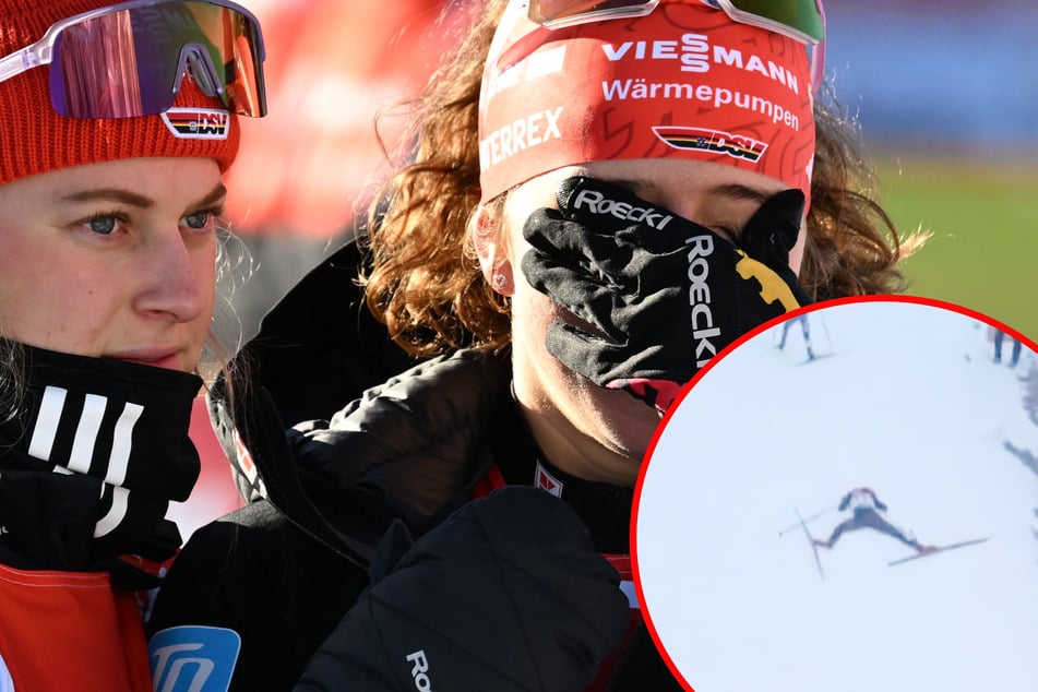 Unfassbar! Deutsche Kombiniererin bricht mitten im Rennen zusammen und keiner hilft