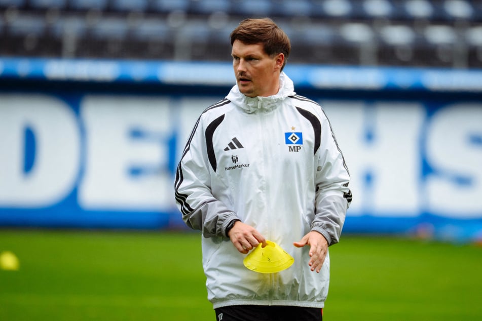 HSV-Trainer Merlin Polzin (35) bangt vor der Partie am Wochenende gegen den VfB Stuttgart um zahlreiche Profis.