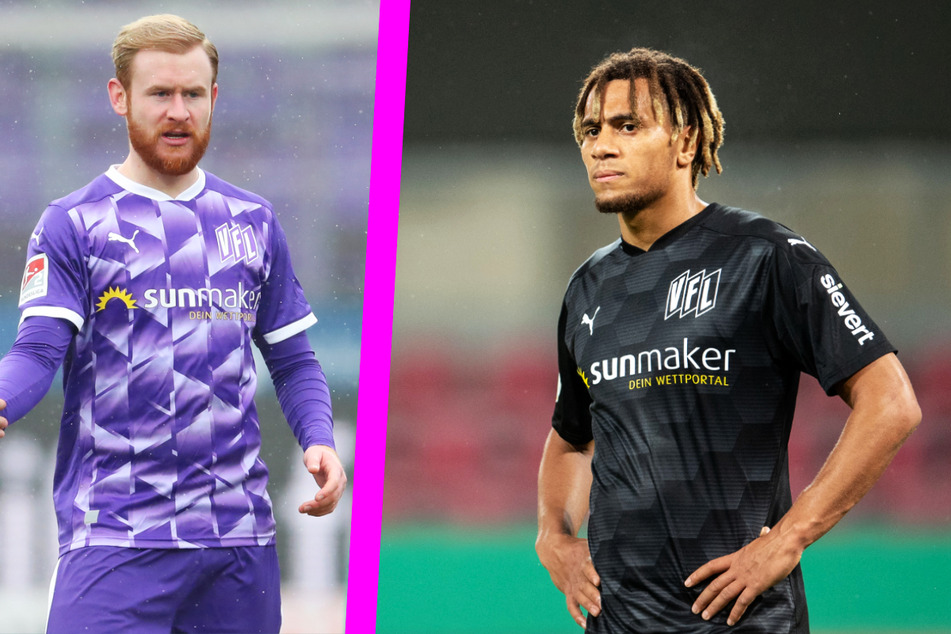 Sebastian Kerk (27, l.) und Etienne Amenyido (23) haben den VfL Osnabrück beide verlassen, brachten ihrem Klub aber immerhin eine Ablösesumme ein.