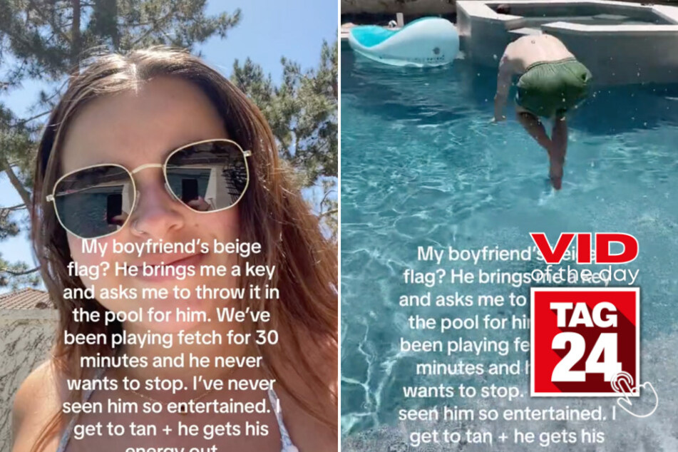 viral videos: Viral Video of the Day for August 24, 2023: Boyfriend's hilarious fetch obsession baffles TikTok