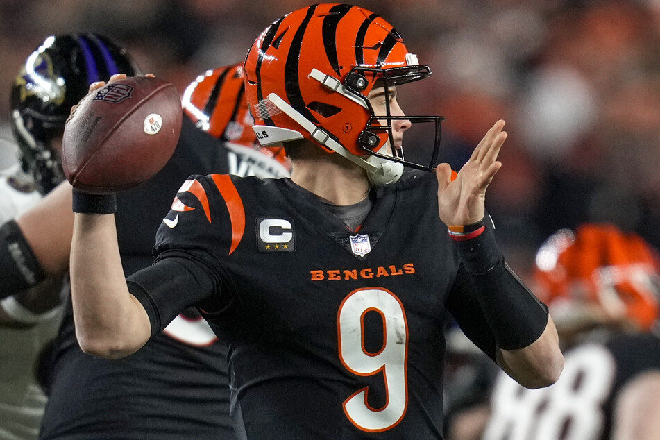 Bengals quarterback Joe Burrow completed 23-of-32 passes for 209 yards with one passing touchdown and one rushing touchdown.