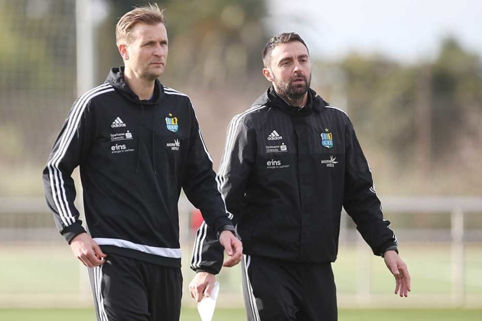 David Bergner (r.) bastelt schon mit seinem Co. Sreto Ristic am neuen Kader.