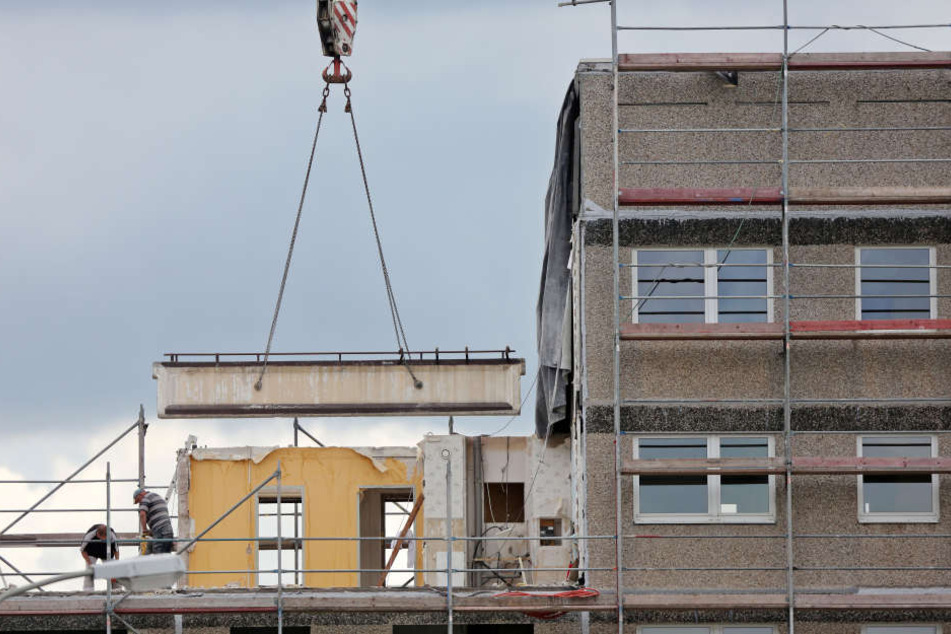 Erstmals seit der Wende entsteht im Leipziger Stadtteil Grünau wieder ein Hochhaus. (Symbolbild)