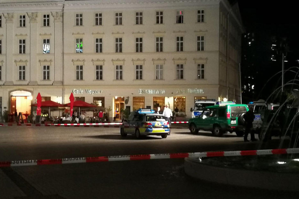 Gegen 21 Uhr rückte die Polizei am Samstagabend zu einem Großeinsatz in die Innenstadt aus.