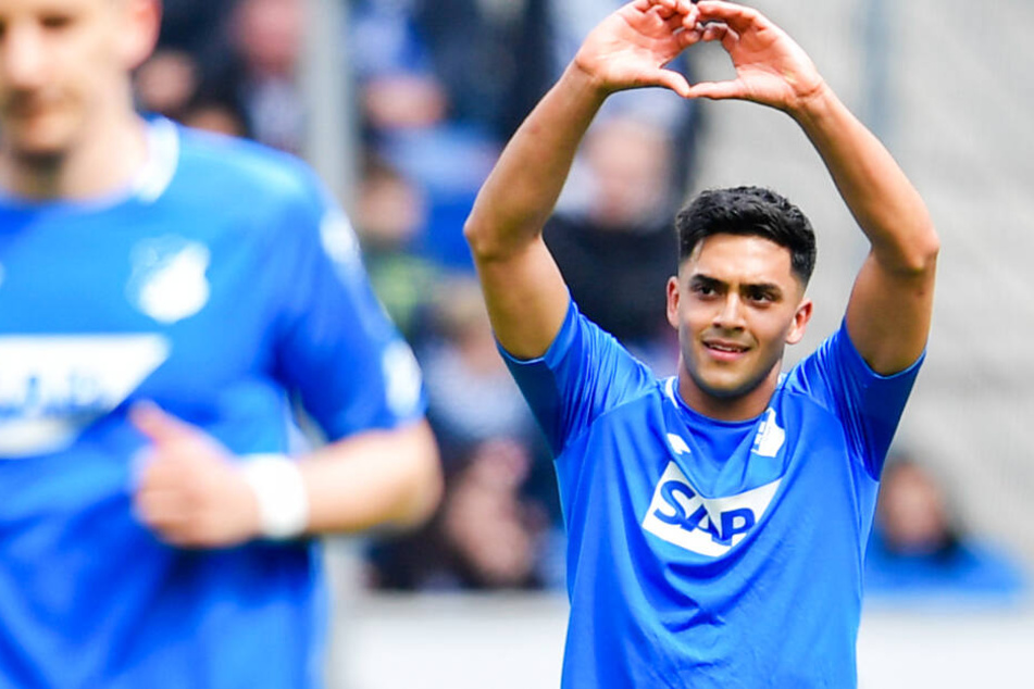 TSG-Torschütze Nadiem Amiri bejubelt seinen Treffer zum 1:0 (30.).