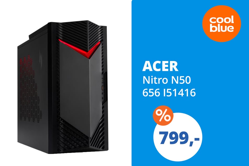 Der Acer Gaming-PC
für 799 Euro.