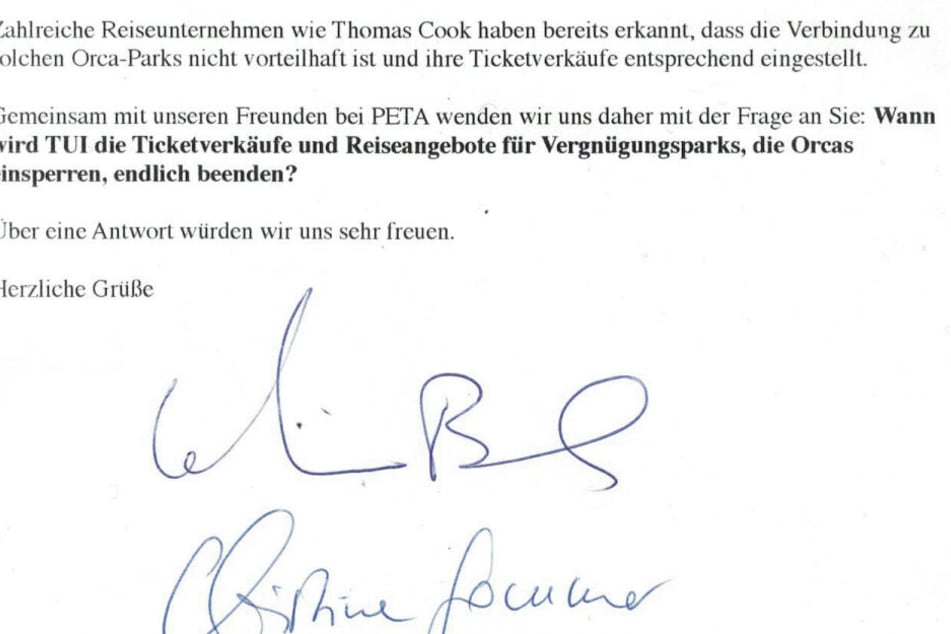 Offener Brief: Martin Brambach und Christiane Sommer erhöht den Druck auf den Reiseveranstalter TUI.