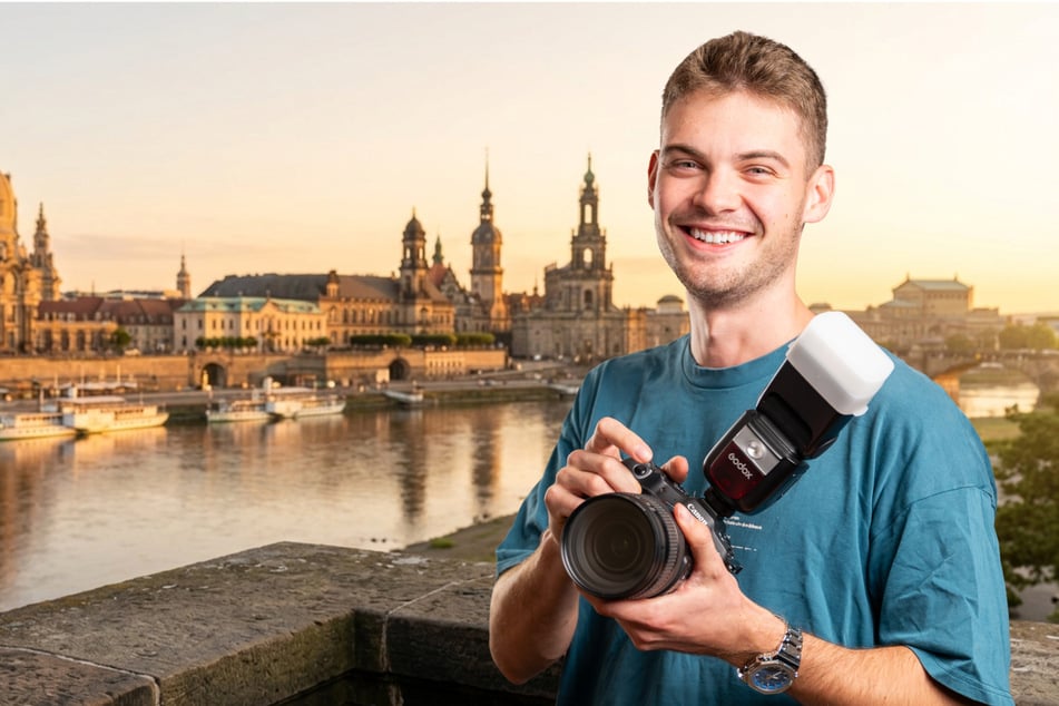 Konrad Höferth (24) ist selbstständiger Foto- und Videograf sowie Gründer des Dresdner Spazierclubs.