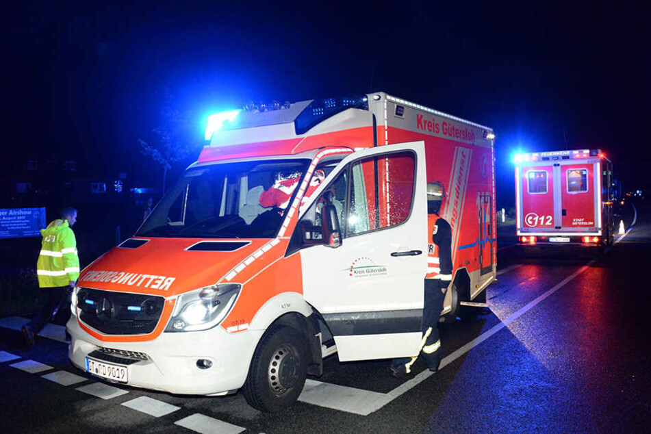 Ein Notarzt kümmerte sich um die Audi-Fahrerin und ihren Ehemann.