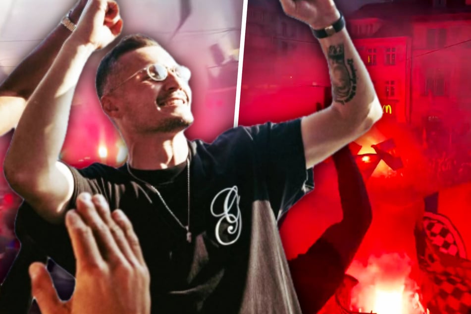 Taulant Xhaka (34) haute bei der Basler Meisterfeier auf den Putz - auch mit Pyrotechnik. Jetzt droht ihm eine Strafe.