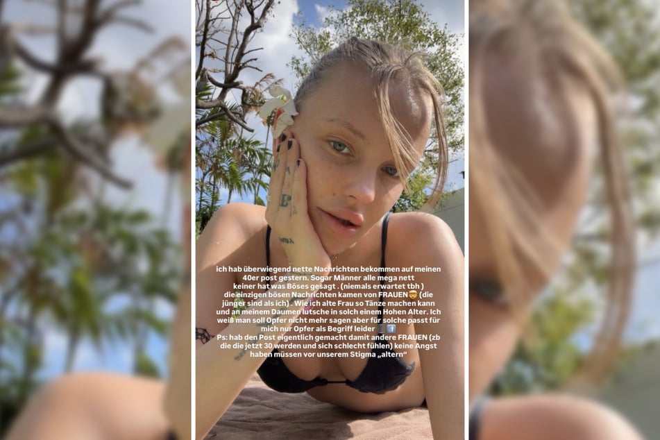 In ihrer Instagram-Story erzählt Bonnie Strange (39) von den Reaktionen auf ihr Video.