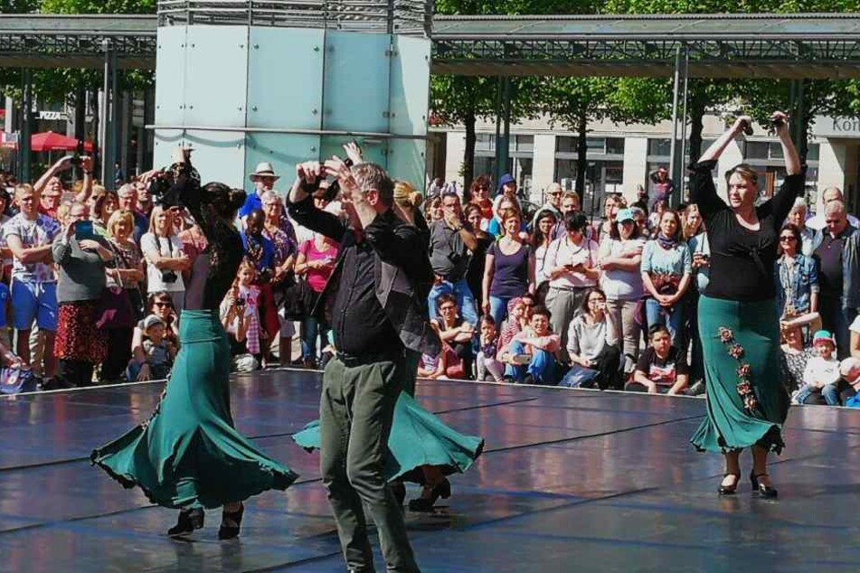 Tolle Klänge! Flamenco von der Gruppierung "Varadanza".