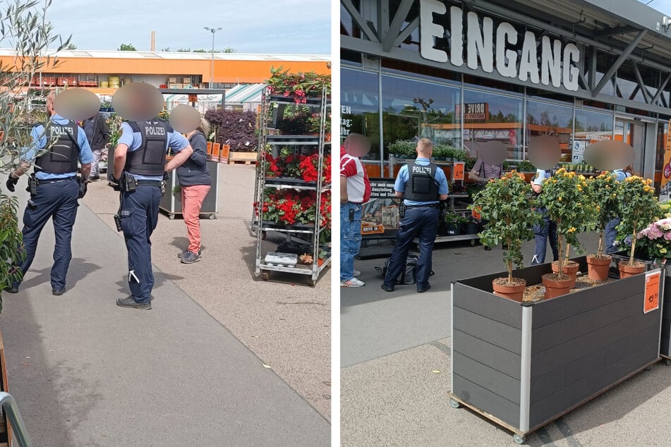 Am Samstagvormittag kam es am Hornbach an der Washingtonstraße zu einem Polizeieinsatz.