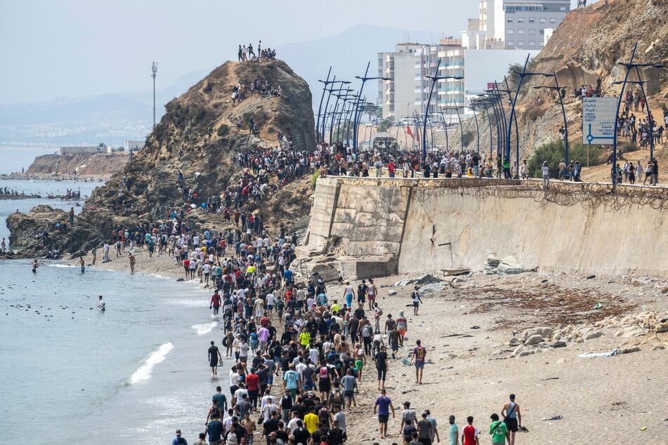 Die Bilder aus Ceuta von Ende Juli gingen um die Welt. (Archivbild)