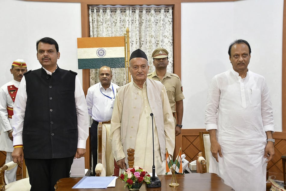 Ajit Pawar (†66, r.) war soeben auf dem Weg zu einem Wahlkampf in seiner Heimatstadt Baramati, als das Flugzeug, in dem er saß, zur Notlandung ansetzen musste. (Archivfoto)