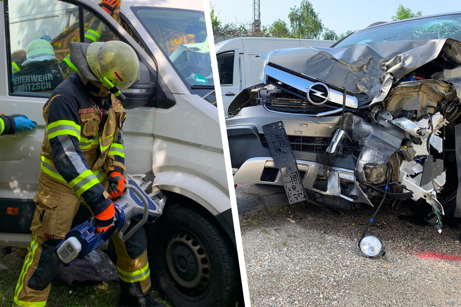 Schwerer Frontalcrash bei Leipzig fordert vier schwer Verletzte