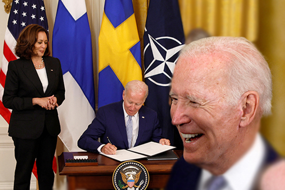 Biden signs semiconductor bill and NATO accession protocols: "Today is the day for builders"