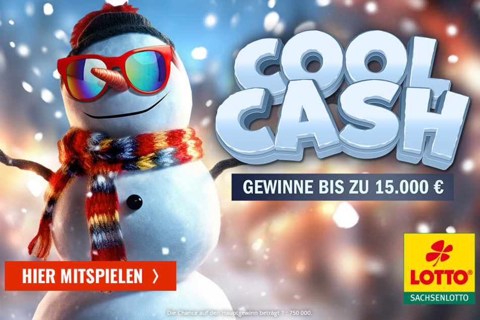 "Cool Cash": Holt Euch das neue Rubbellose bei Sachsenlotto und gewinnt mit etwas Glück bis zu 15.000 Euro.