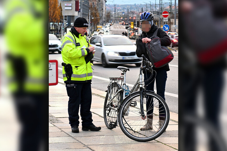 Die meisten Radler zeigten sich im Gespräch mit der Polizei einsichtig.