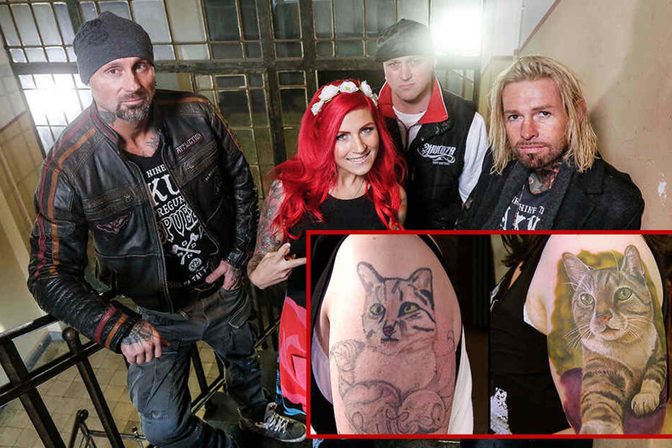 "Horror Tattoos": Die Stech-Profis aus dem TV helfen Leipzigern