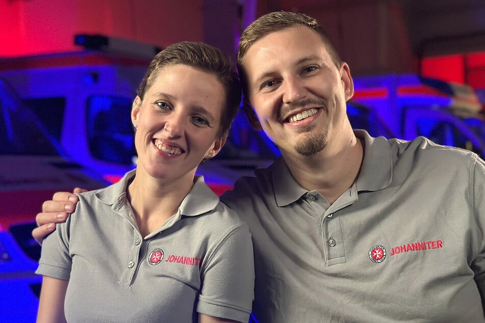 Die Notfallsanitäter Berit Elson und Manuel Zwingel erleben einen kuriosen Einsatz.