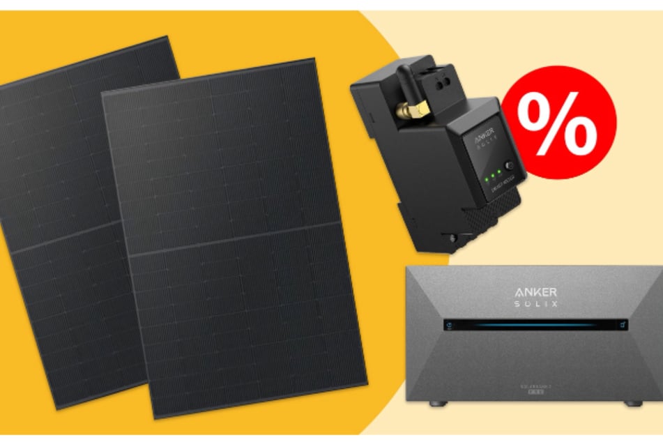 Solarkraft-Anbieter Priwatt bietet ein Balkonkraftwerk samt Wechselrichter und Speicher zum exklusiven Bestpreis für unter 1.150 Euro.