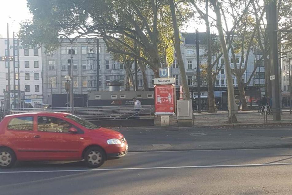 Die Kameras sind auf den Kölner Neumarkt ausgerichtet.