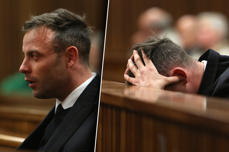 So reagierte Oscar Pistorius (37), als die Anklage gegen ihn vorgelesen wurde. (Archivbild)